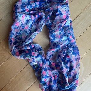 Floral infinity scarf